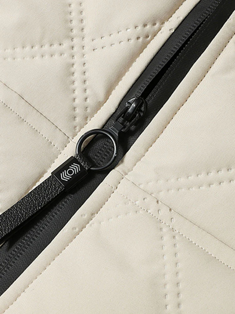 Wattierte Jacke mit Kapuze und Kunstpelzfutter - Image 16