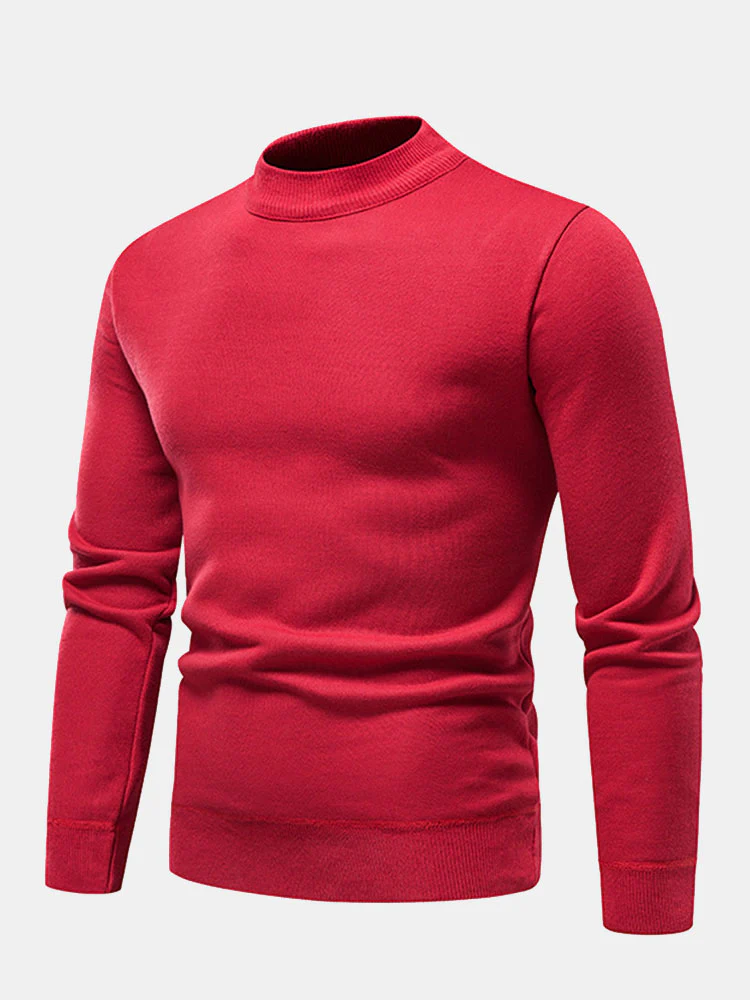 Faux-Fur gefütterter Stehkragenpullover - Image 10