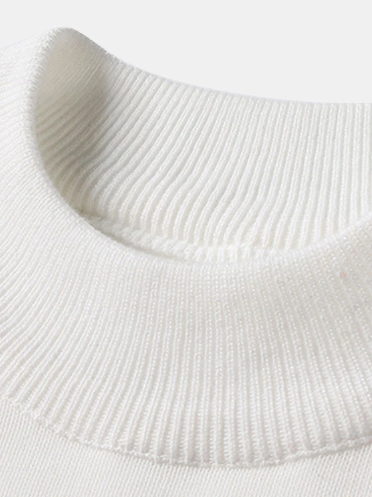 Faux-Fur gefütterter Stehkragenpullover - Image 3