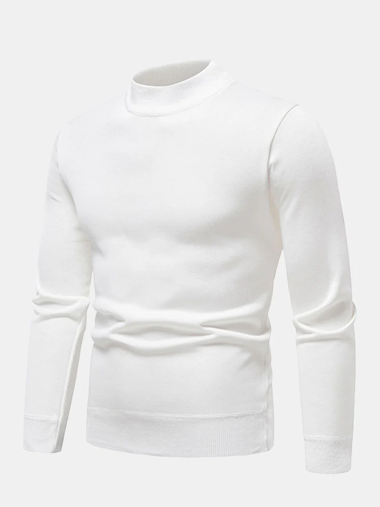 Faux-Fur gefütterter Stehkragenpullover - Image 4