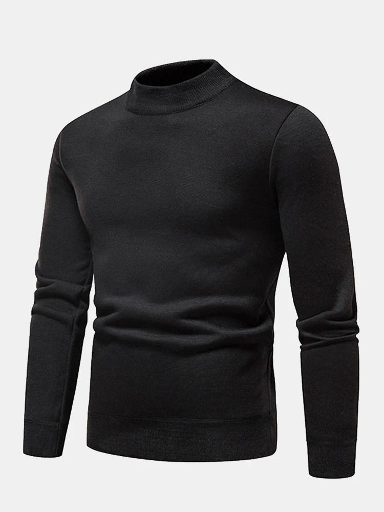 Faux-Fur gefütterter Stehkragenpullover - Image 5
