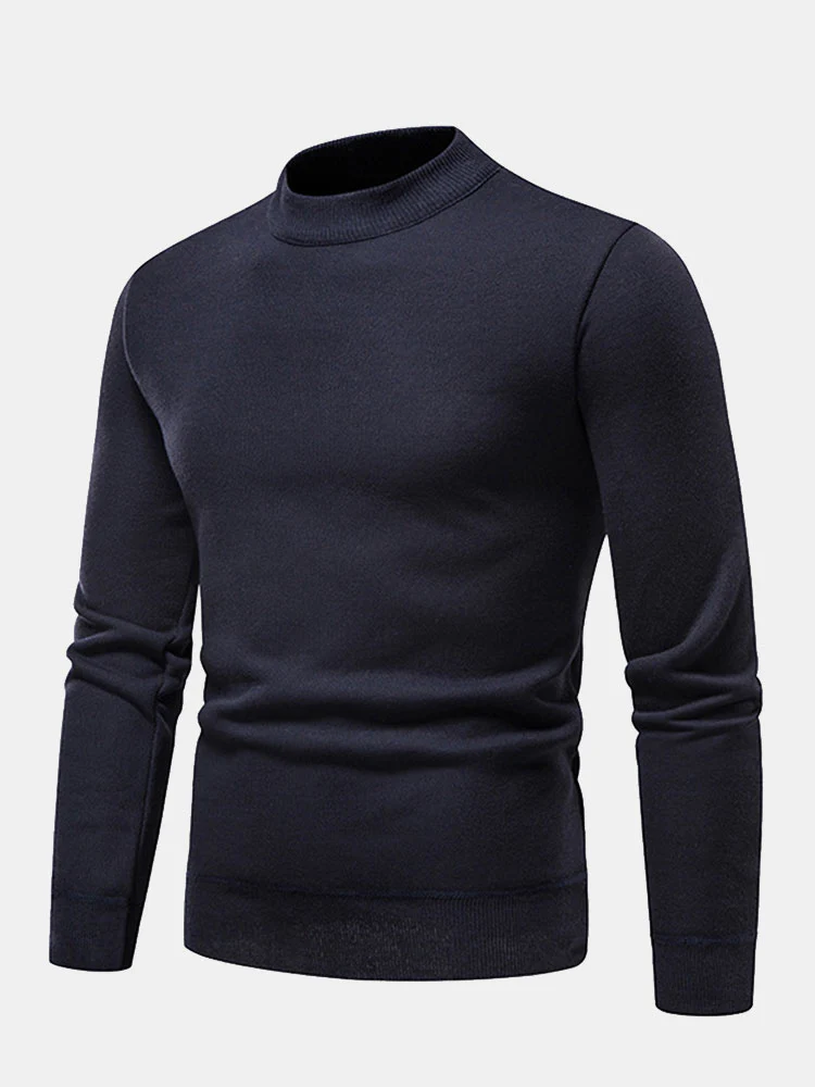 Faux-Fur gefütterter Stehkragenpullover - Image 7