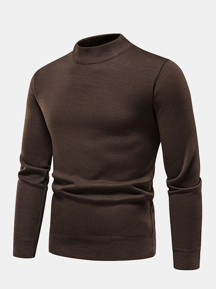 Faux-Fur gefütterter Stehkragenpullover - Image 8