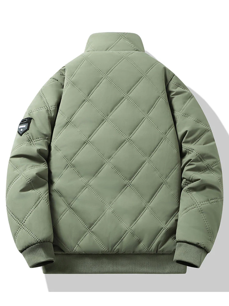 Steppjacke mit Stehkragen und Kunstpelzfutter - Image 10