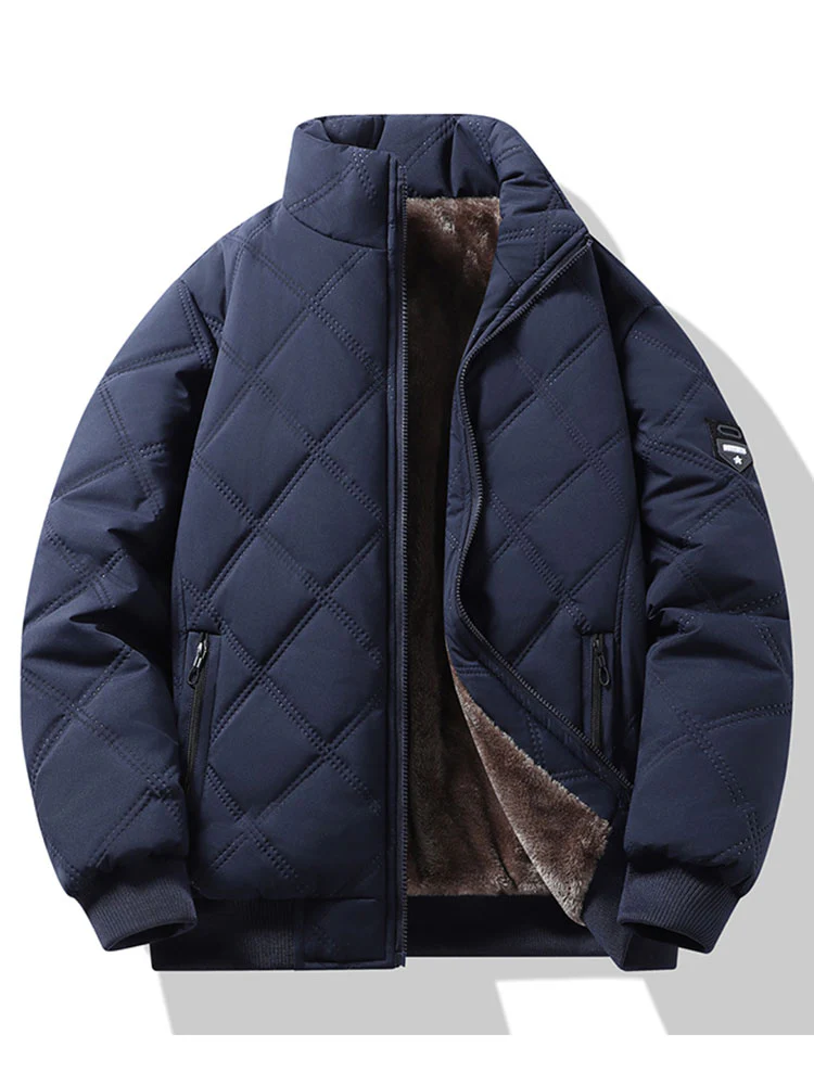 Steppjacke mit Stehkragen und Kunstpelzfutter - Image 3