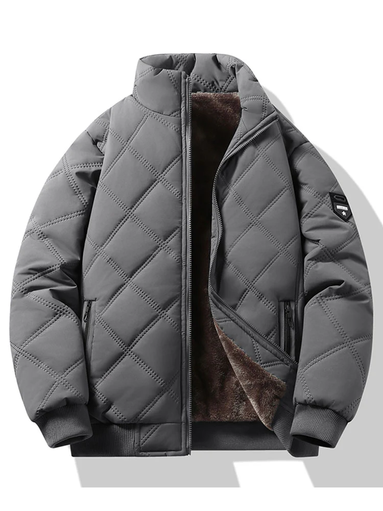 Steppjacke mit Stehkragen und Kunstpelzfutter - Image 7