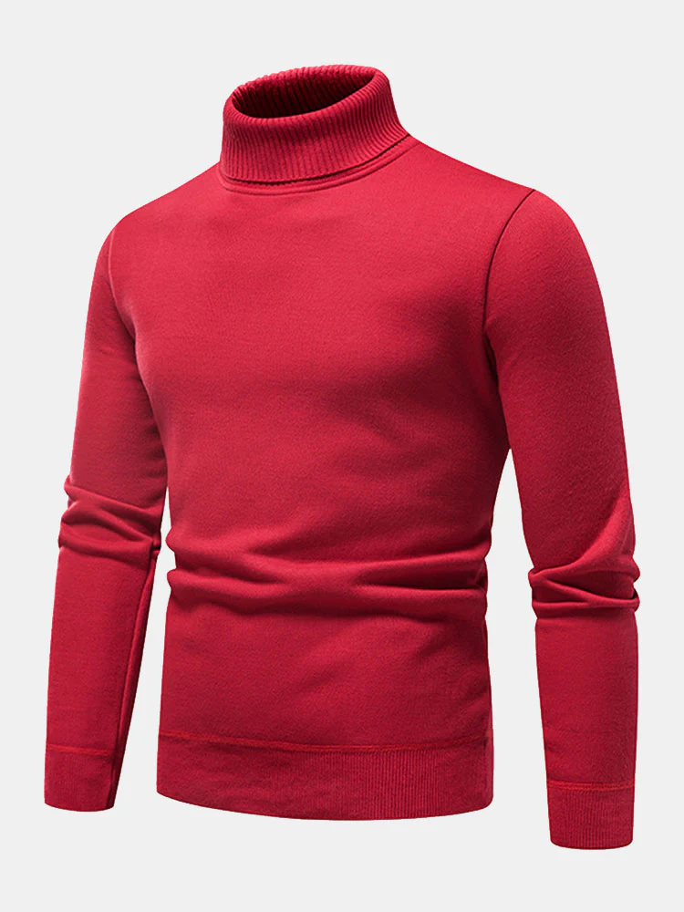 Faux-Fur gefütterter Rollkragenpullover - Image 10