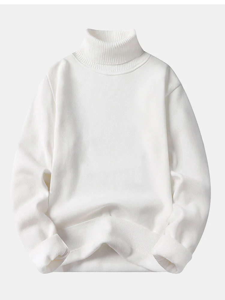 Faux-Fur gefütterter Rollkragenpullover - Image 11