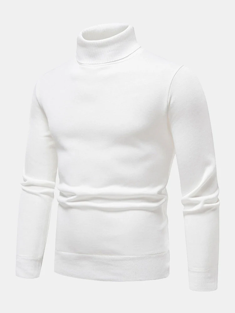 Faux-Fur gefütterter Rollkragenpullover - Image 5