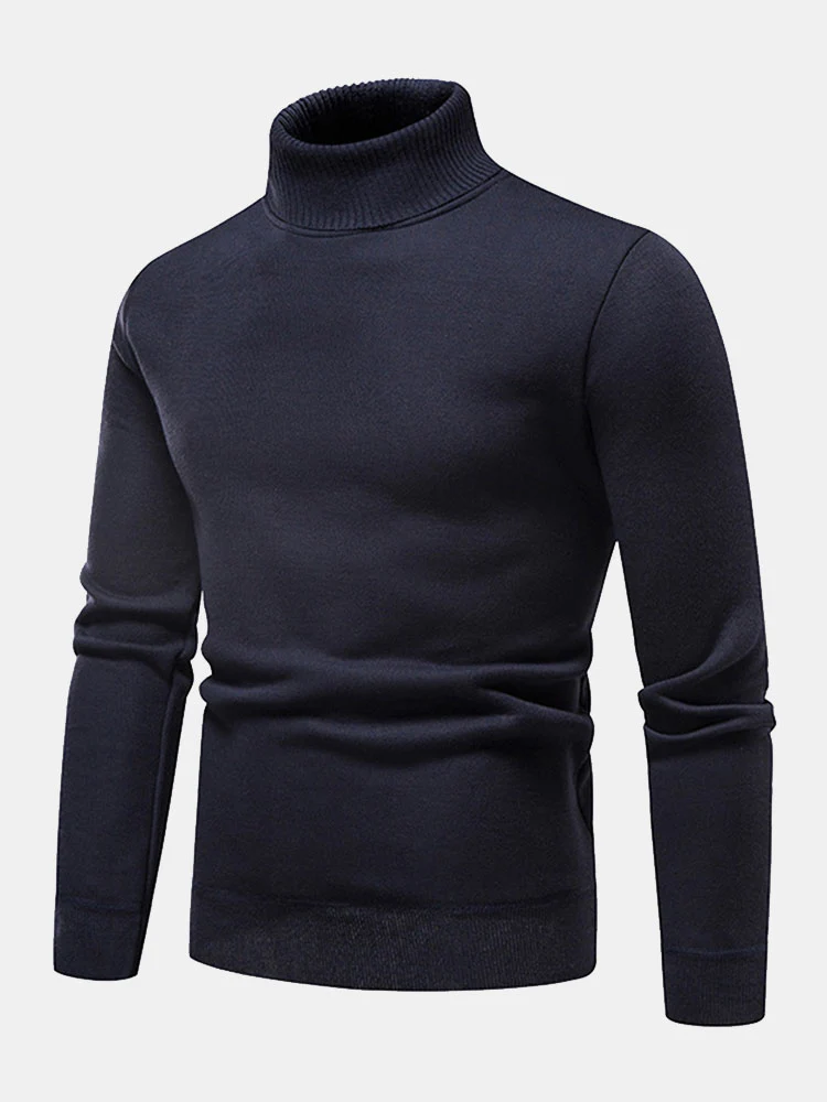 Faux-Fur gefütterter Rollkragenpullover - Image 7