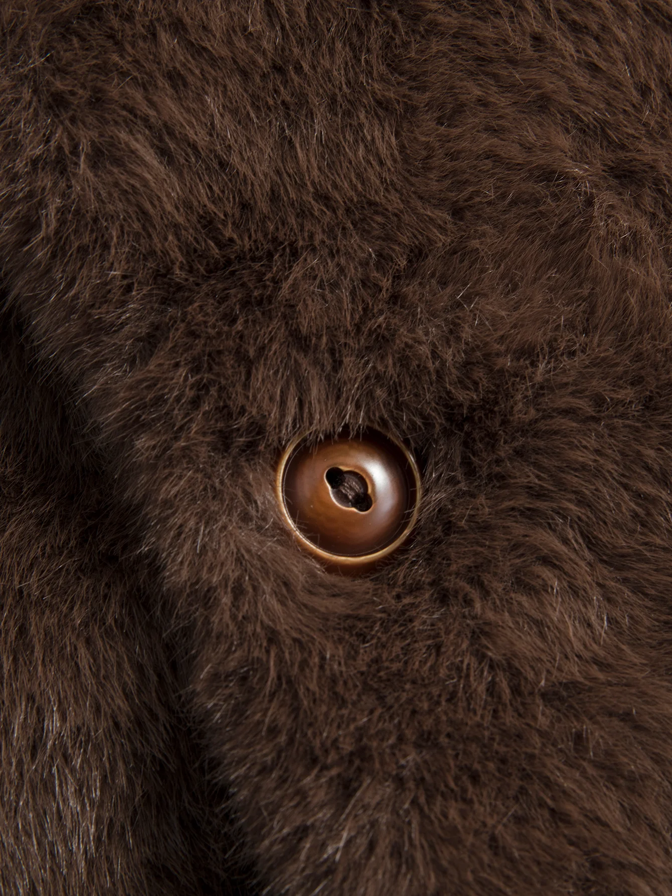 Faux Fur Notch Lapel Coat - Image 6