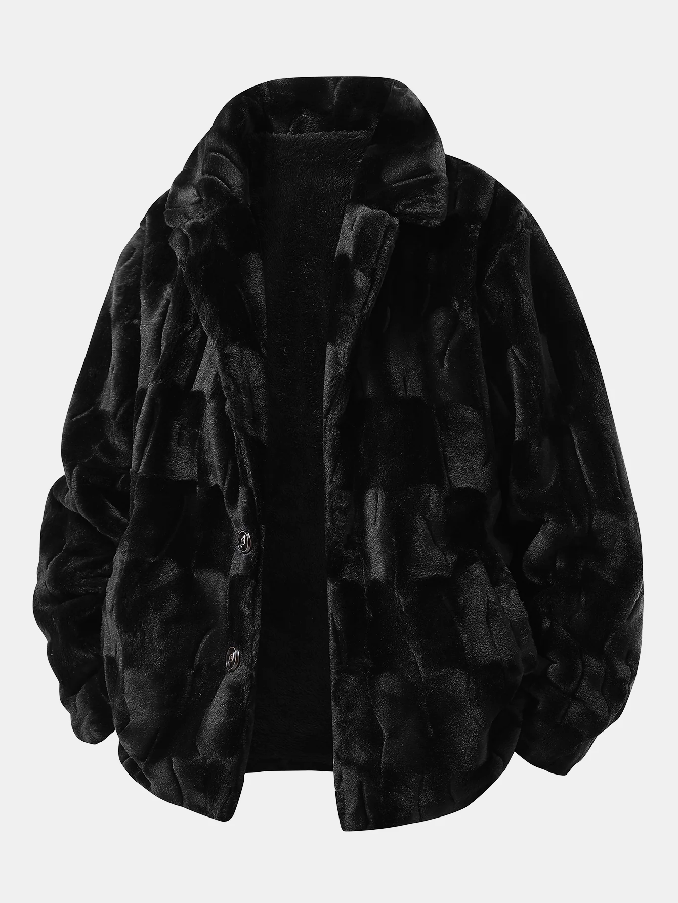 Jacke mit Reverskragen aus Kunstpelz - Image 3