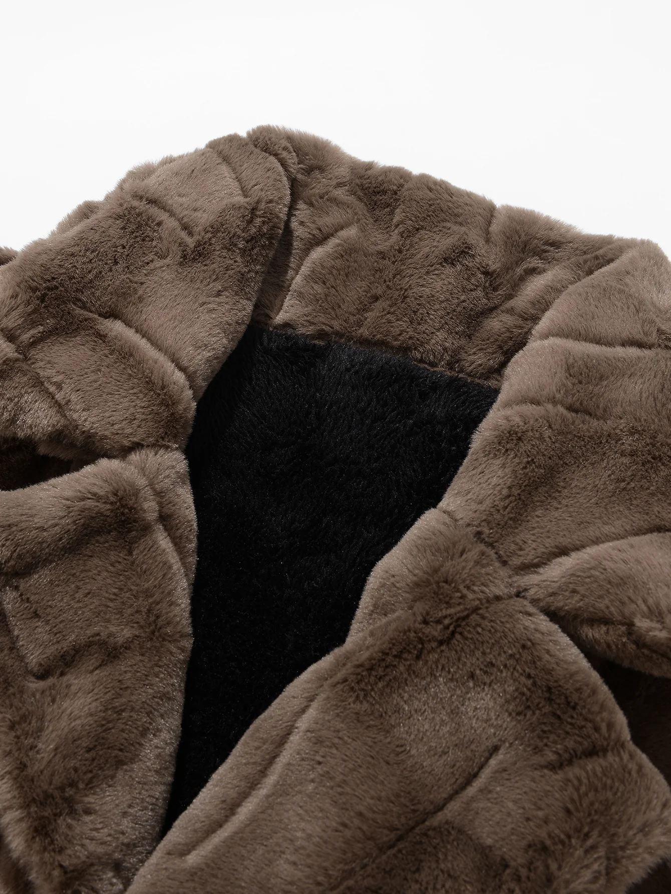 Jacke mit Reverskragen aus Kunstpelz - Image 4