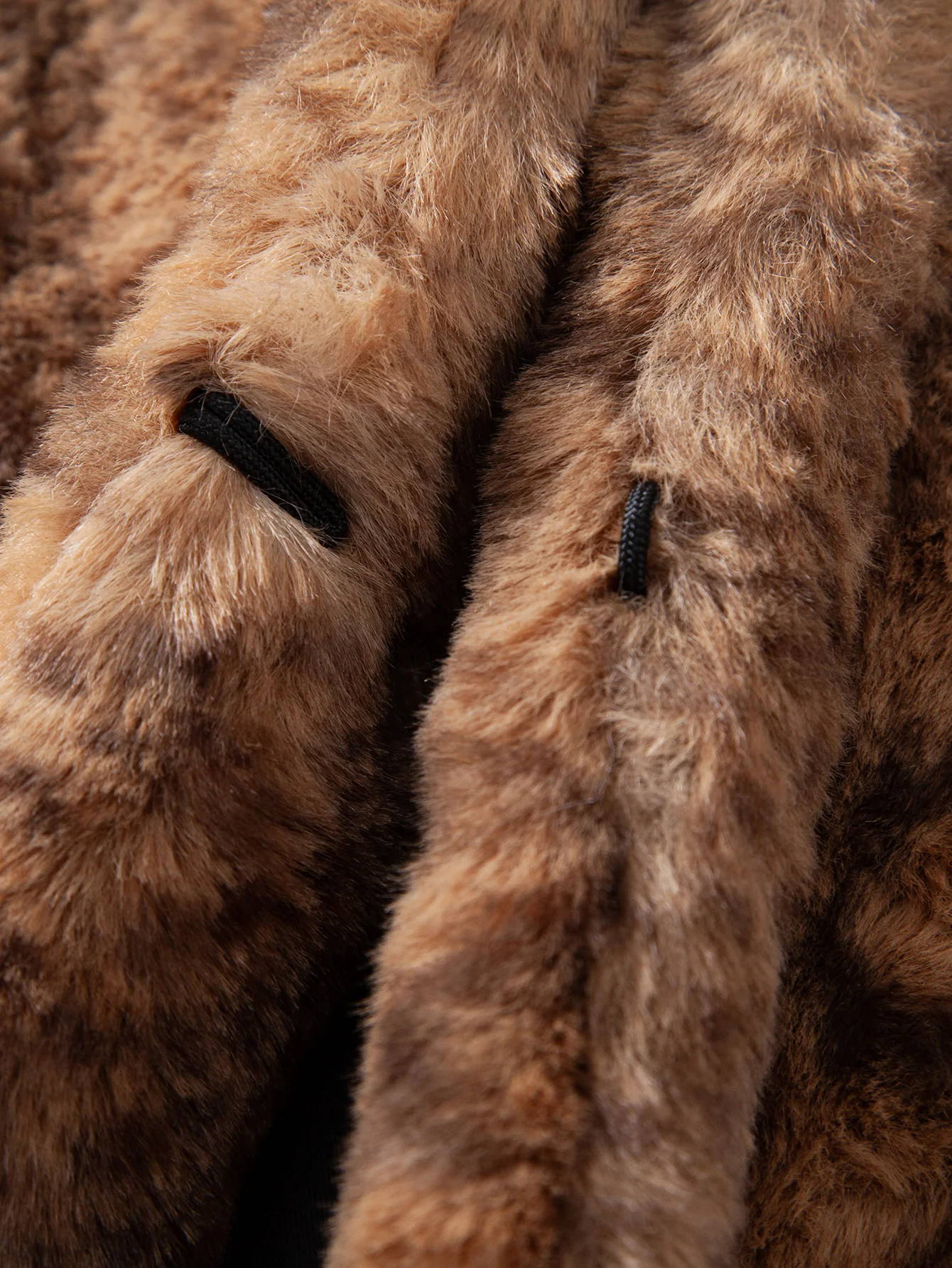 Faux Fur Serpentine Hooded Vest - Image 4