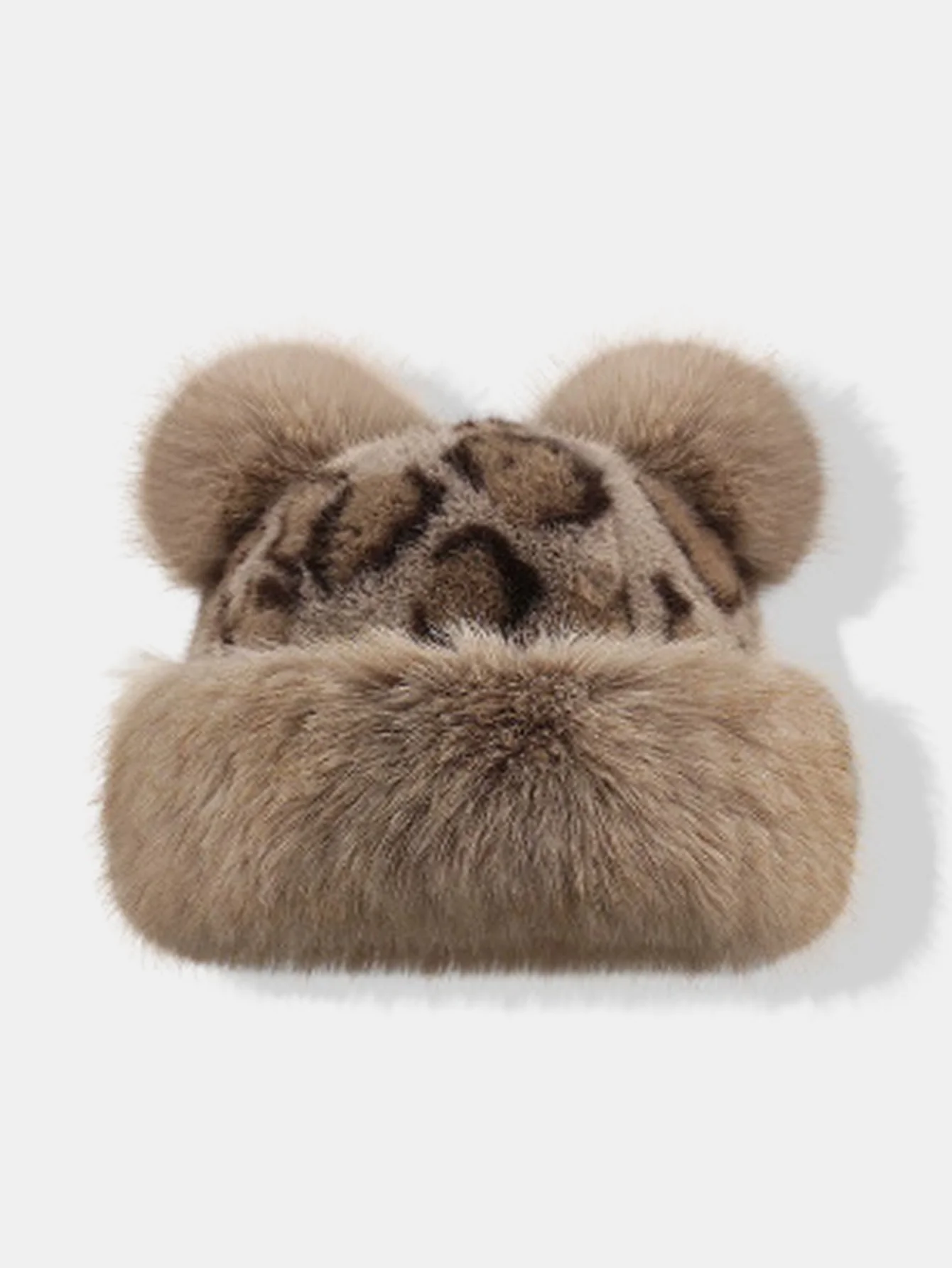 Faux Fur Thickened Warm Ear-covering Beanie Hat - Image 4