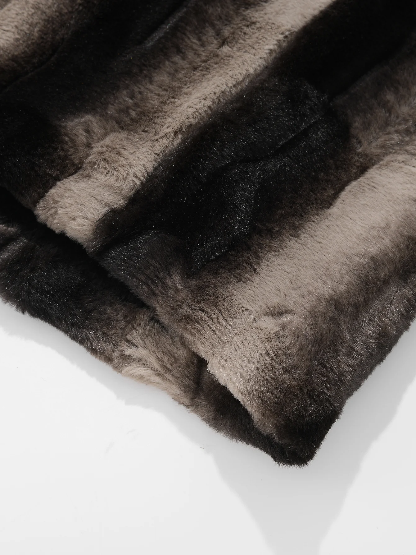 Faux Fur Zip-Up Hooded Vest - Image 7