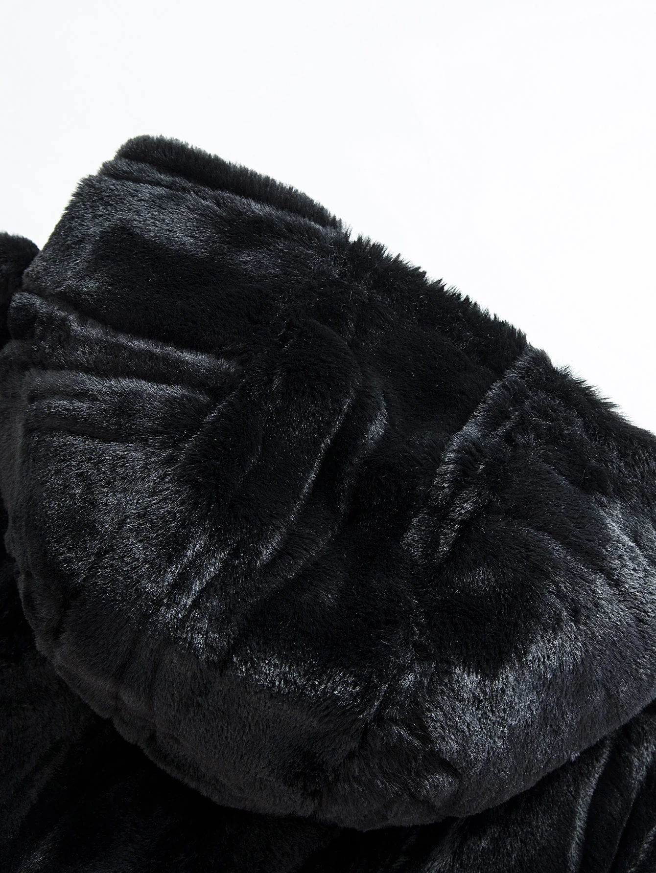 Faux Fur Zip-Up Hooded Vest - Image 8