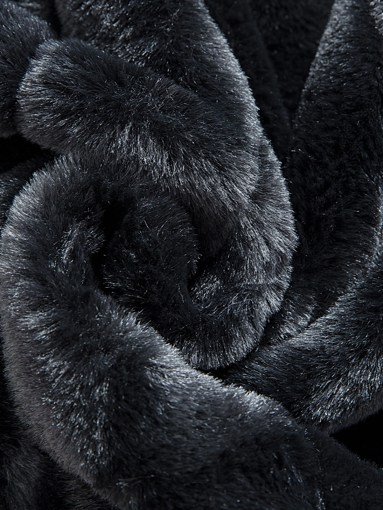 Faux Fur Zip-Up Hooded Vest - Image 9