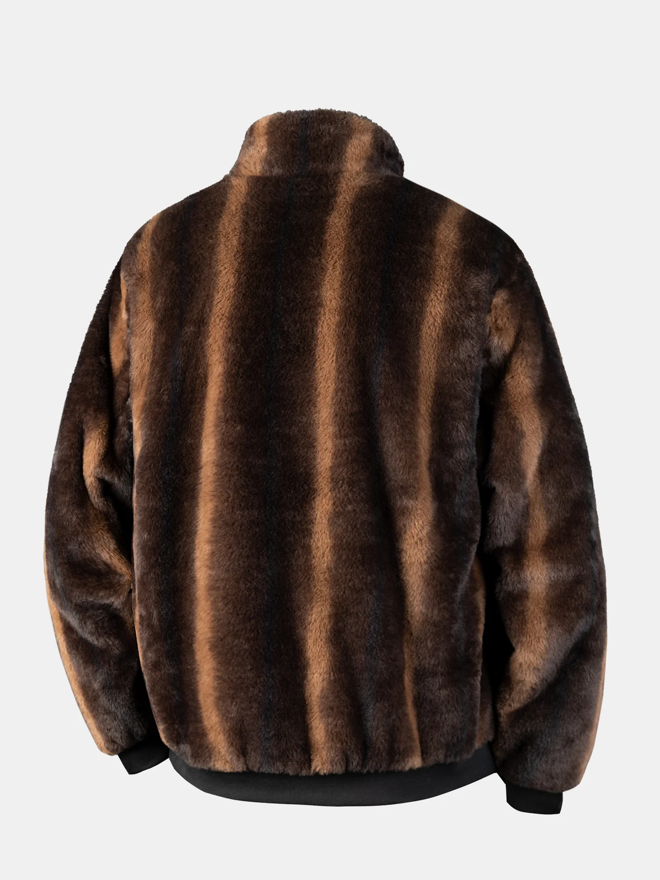 Kunstpelz-Reißverschlussjacke - Image 2