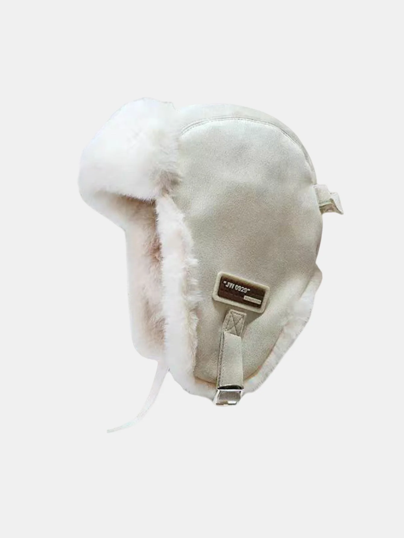 Kunstwildleder Fleece Warme Mütze Fliegerkappe - Image 3