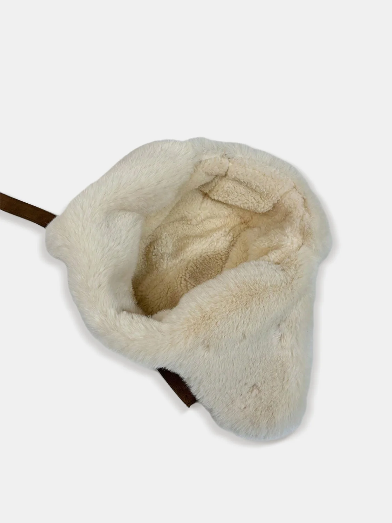 Kunstwildleder Fleece Warme Mütze Fliegerkappe - Image 5