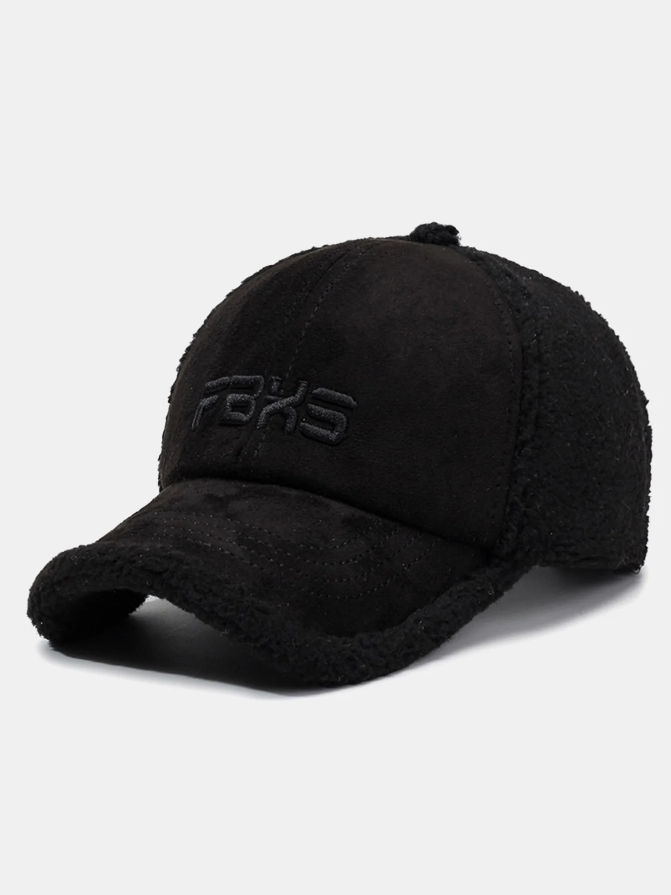 Baseballmütze aus Kunstwildleder, plüschig und warm - Image 6