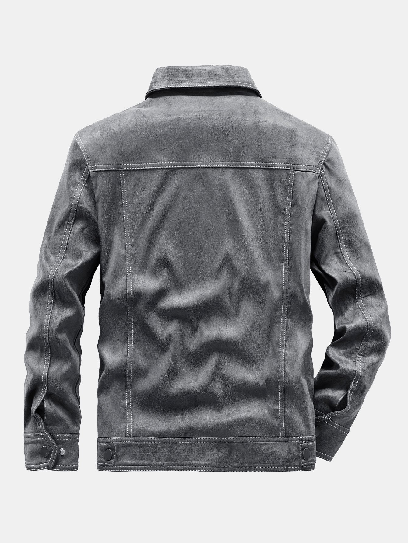Faux-Suede Utility-Jacke - Image 5