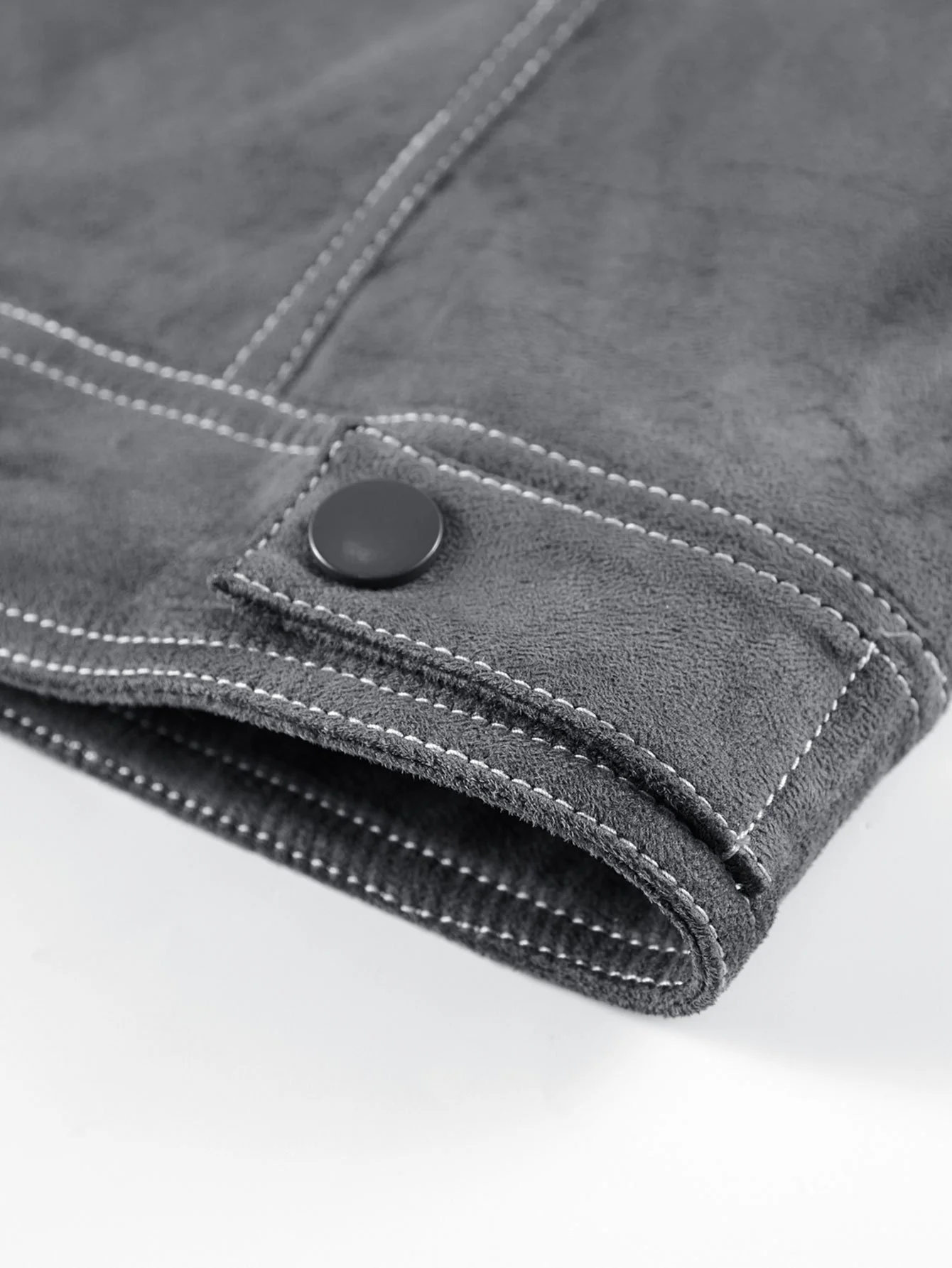 Faux-Suede Utility-Jacke - Image 9