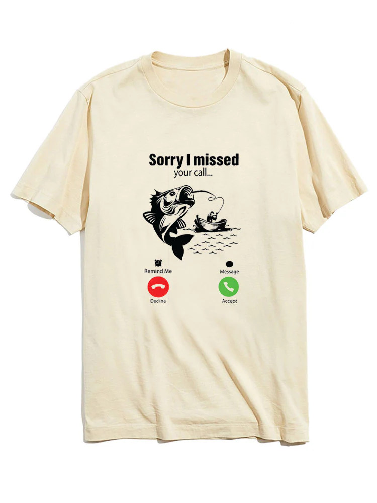 Angeln Druck T-Shirt - Image 2