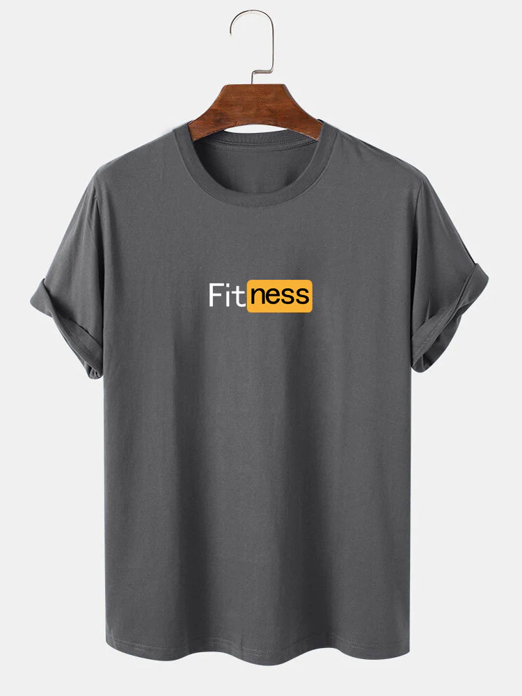 Fitness Print T-Shirt - Image 10