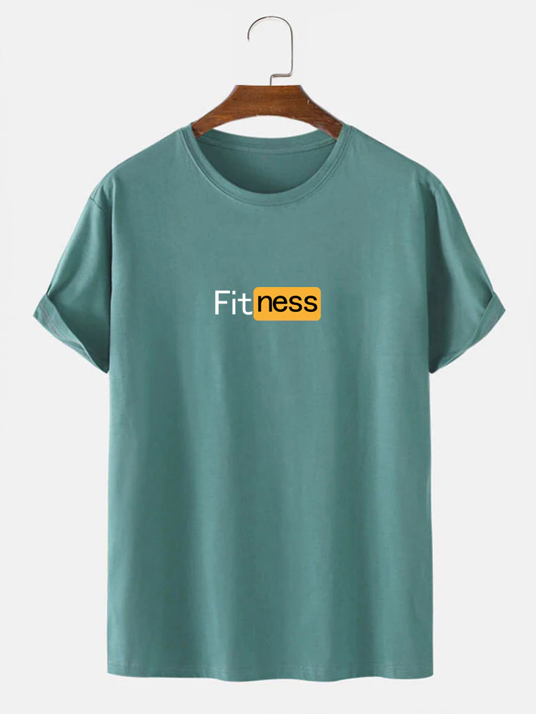 Fitness Print T-Shirt - Image 11