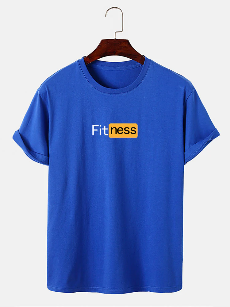 Fitness Print T-Shirt - Image 12