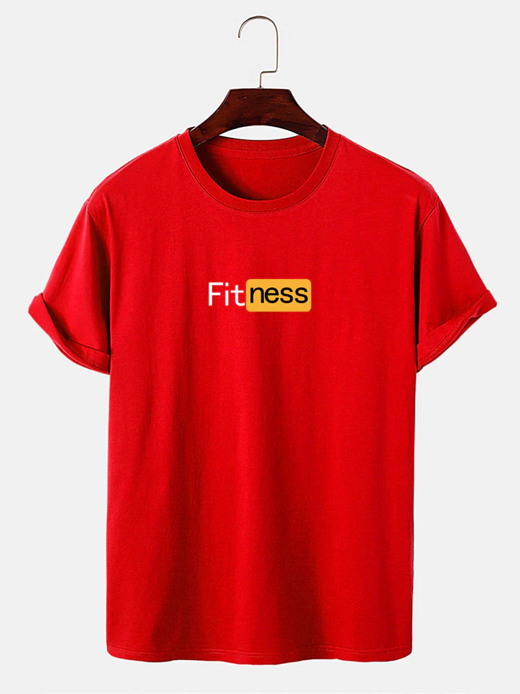 Fitness Print T-Shirt - Image 13