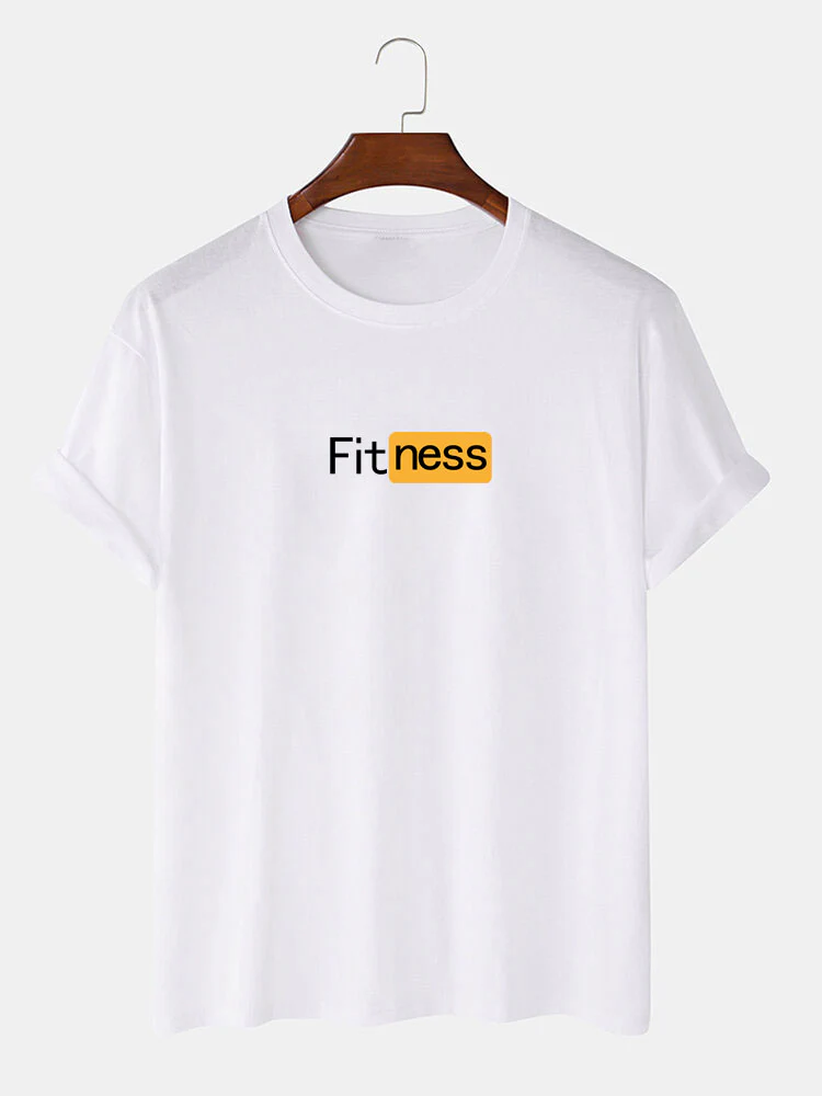 Fitness Print T-Shirt - Image 2