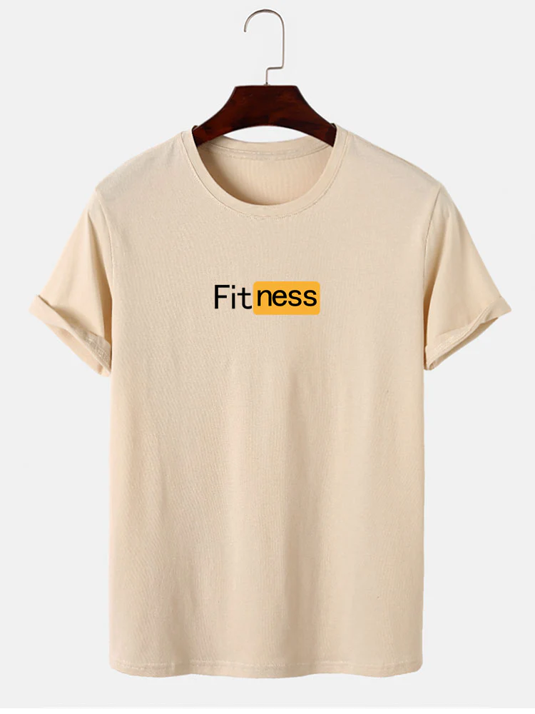 Fitness Print T-Shirt - Image 3