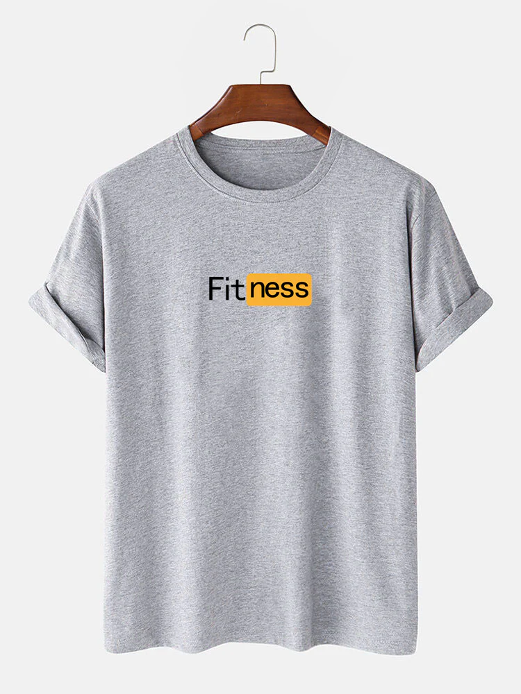 Fitness Print T-Shirt - Image 4