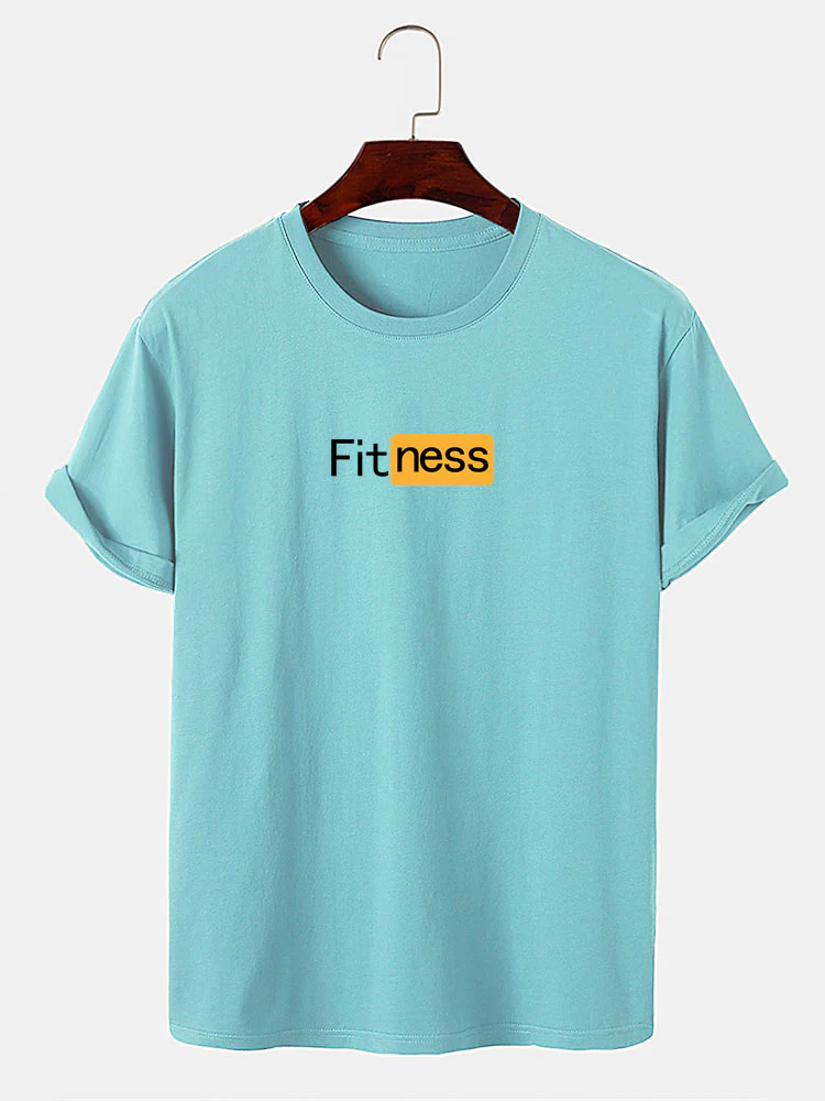 Fitness Print T-Shirt - Image 5