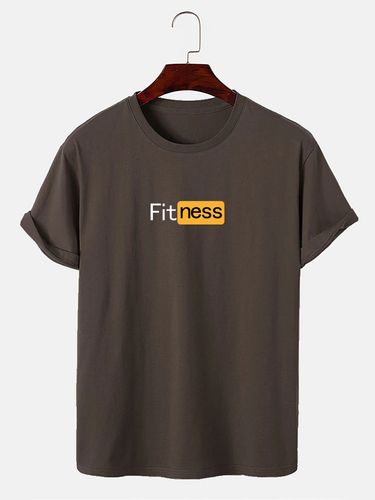 Fitness Print T-Shirt - Image 7
