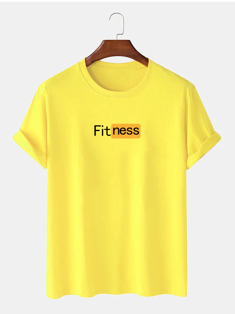 Fitness Print T-Shirt - Image 8