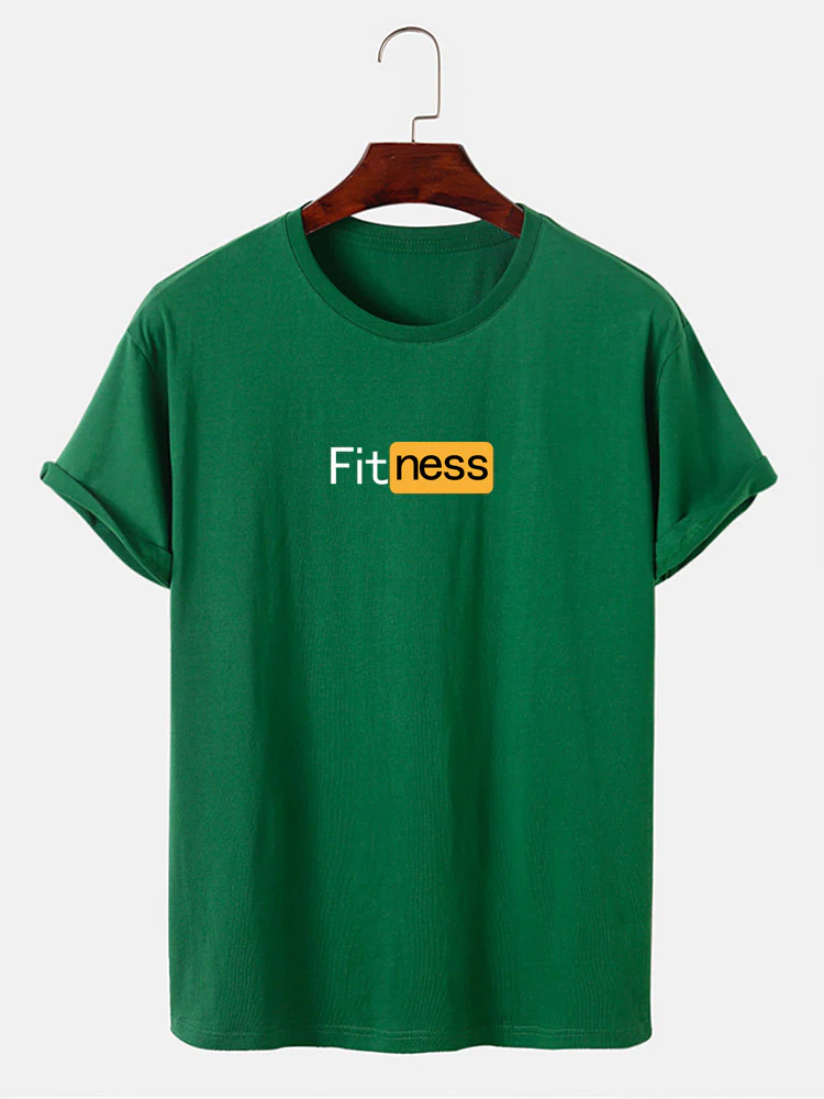 Fitness Print T-Shirt - Image 9