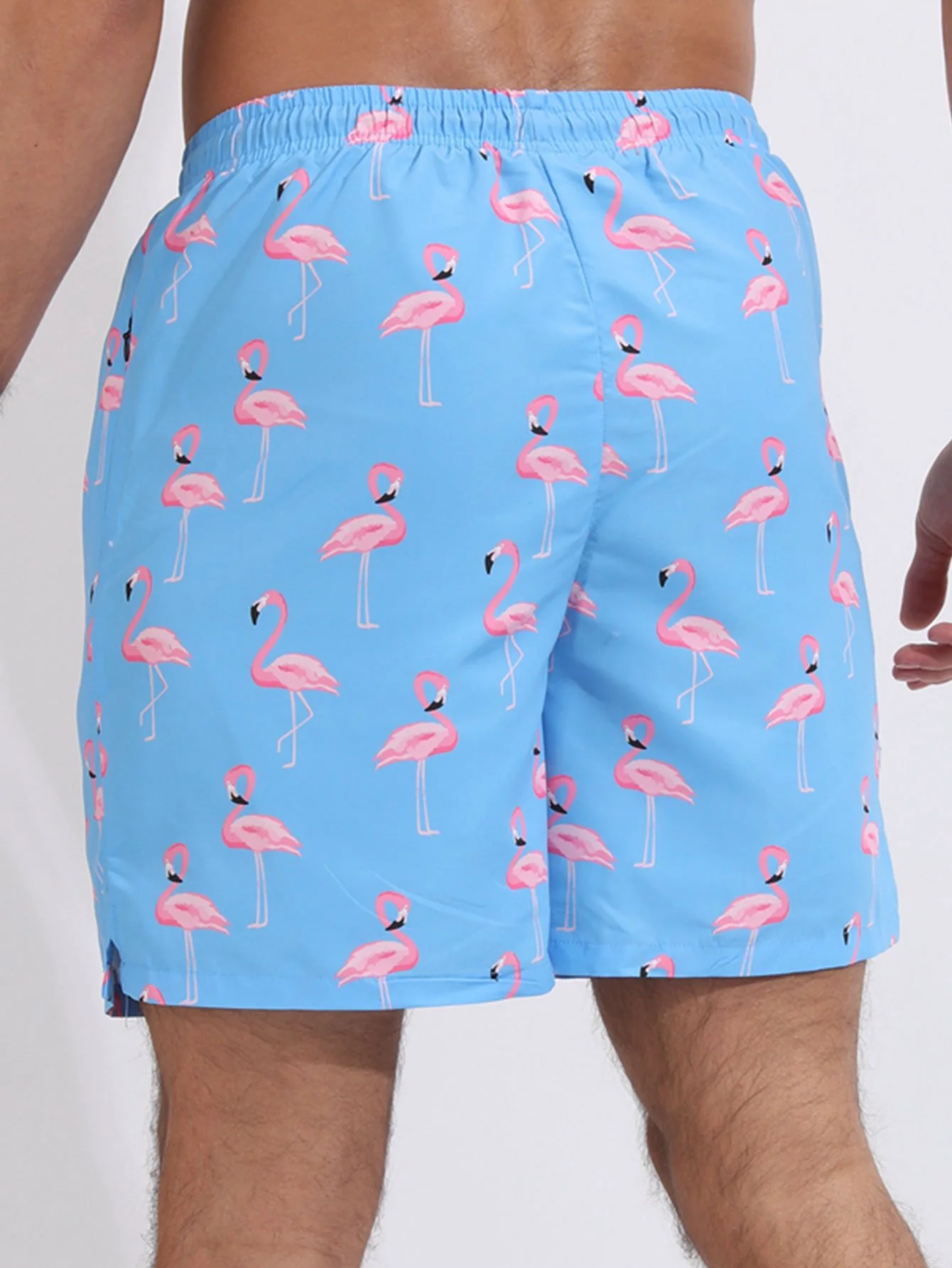 Flamingo-Print Badehose mit Kompressionsfutter - Image 3