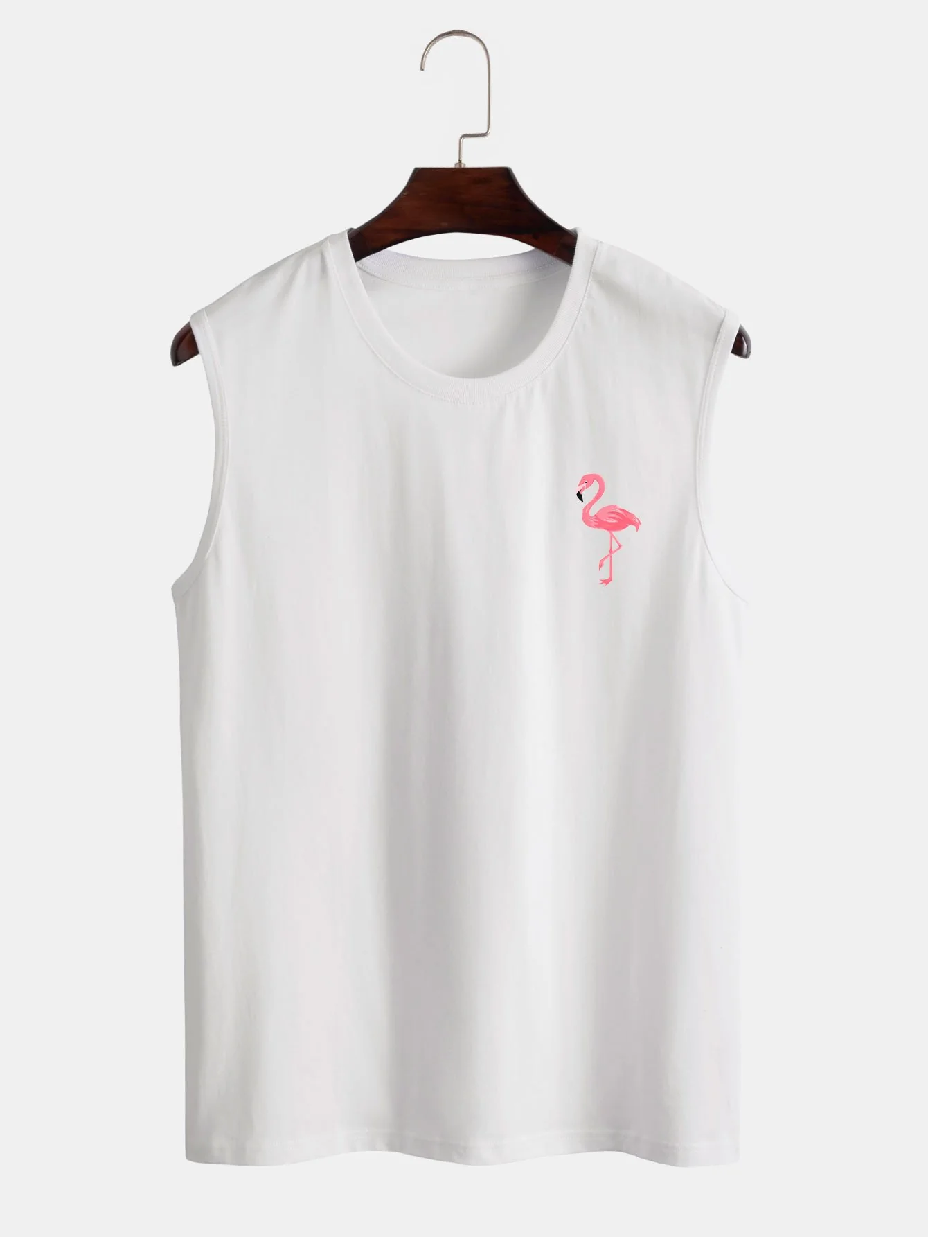 Flamingo-Print-Top