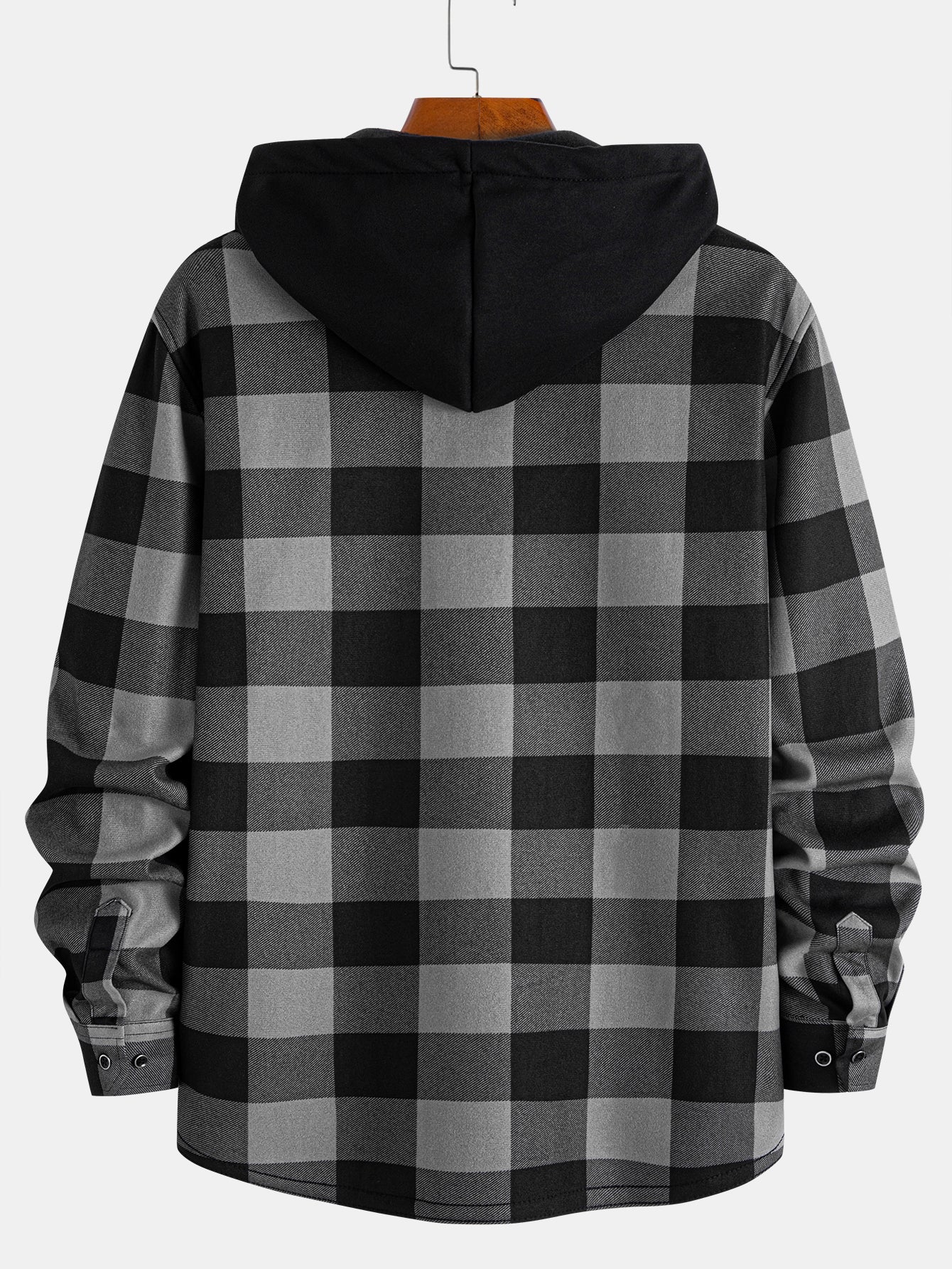 Flanell-Fleece gefüttertes Kapuzenshirt - Image 7