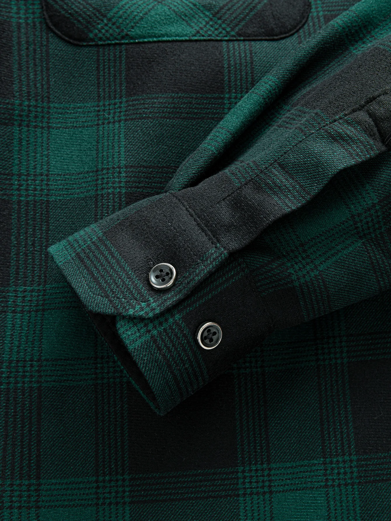 Flanell-Fleece-gefüttertes Kapuzenhemd mit Taschen - Image 8