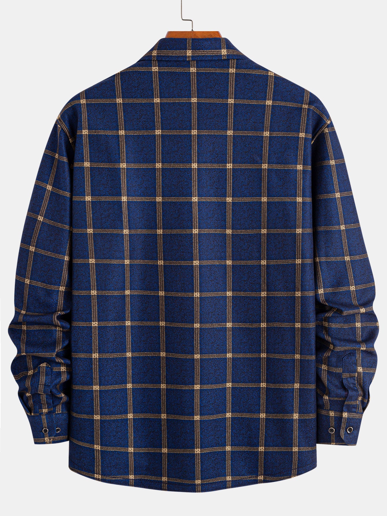 Flanell Fleece Gefüttertes Kariertes Hemd - Image 2