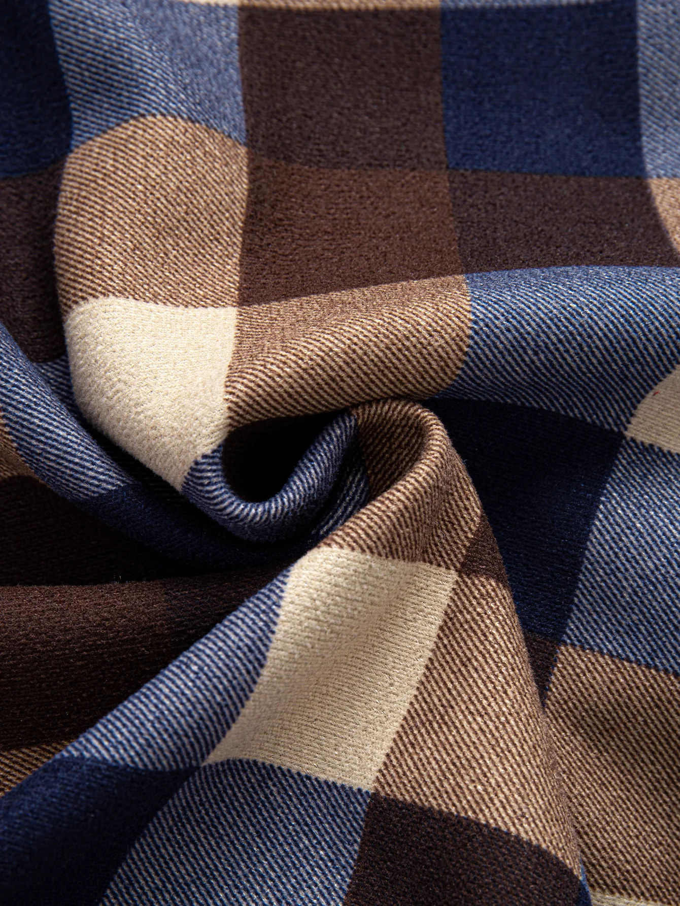 Flanell Fleece Gefüttertes Kariertes Hemd - Image 6