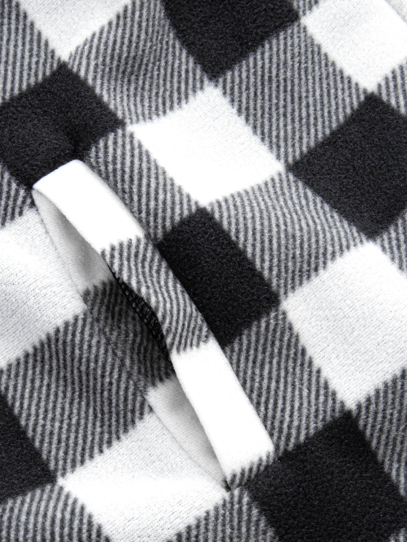 Flanell Fleece Gefüttertes Reißverschluss Kapuzenhemd - Image 13