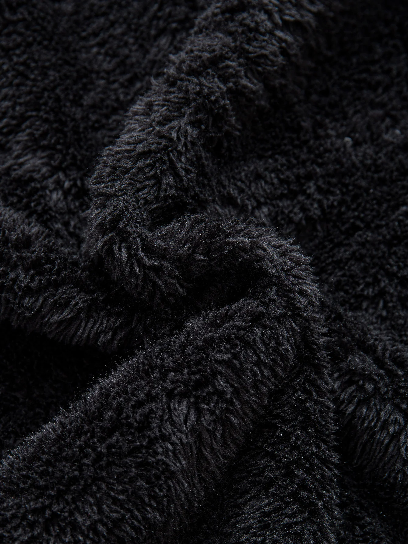 Flanell Fleece Gefüttertes Reißverschluss Kapuzenhemd - Image 8
