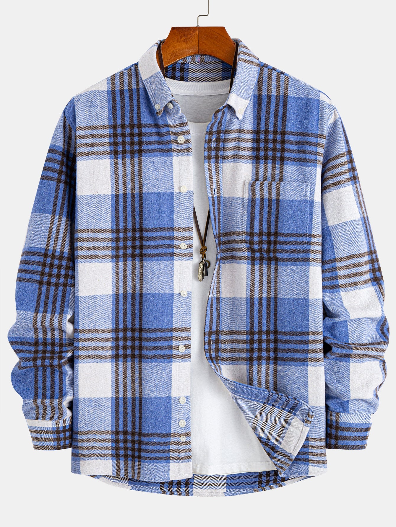 Flanell Karo Hemd mit Knöpfen - Image 11