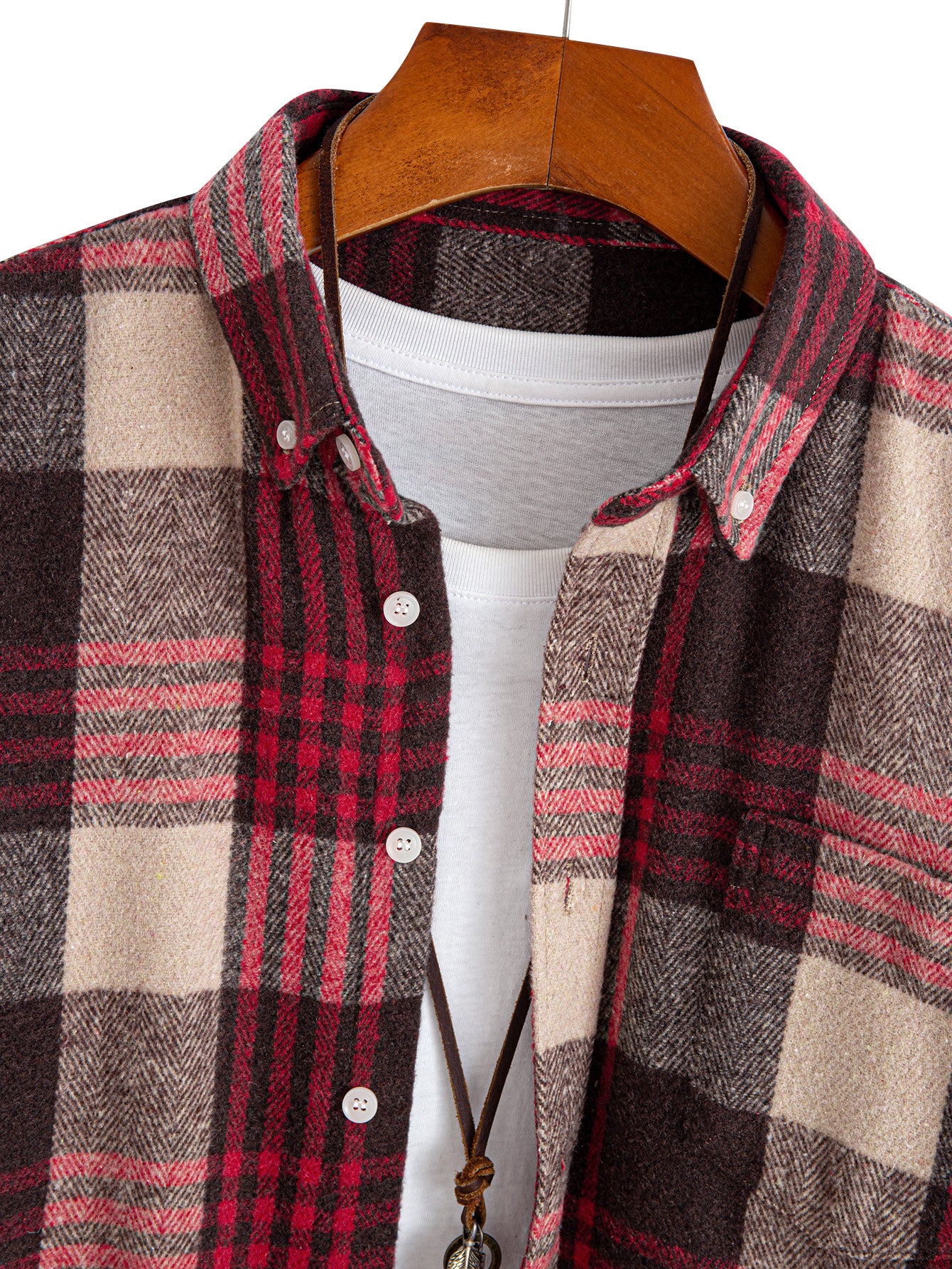 Flanell Karo Hemd mit Knöpfen - Image 16